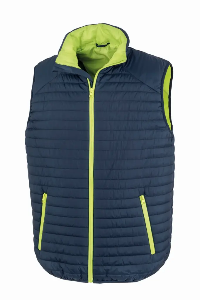 PS_R239X_NAVY-LIME - Hidalgo Bodywarmer Thermoquilt, navy / lime — productfoto 8