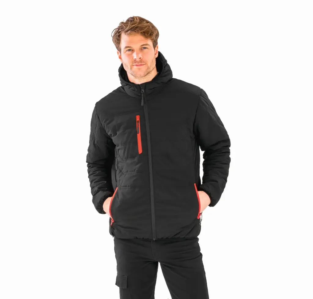 Gewatteerd gerecycled jack black compass