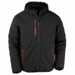 Gewatteerd gerecycled jack black compass, black / red — productfoto 5