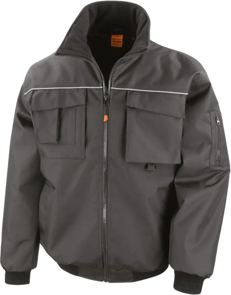 PS_R300X_BLACK - Hidalgo-werbeartikel Work-guard Sabre Pilot Jack, black — productfoto 4