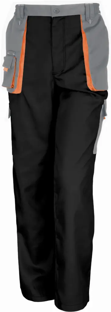 Work-guard Lite broek, black / grey / orange — productfoto 5