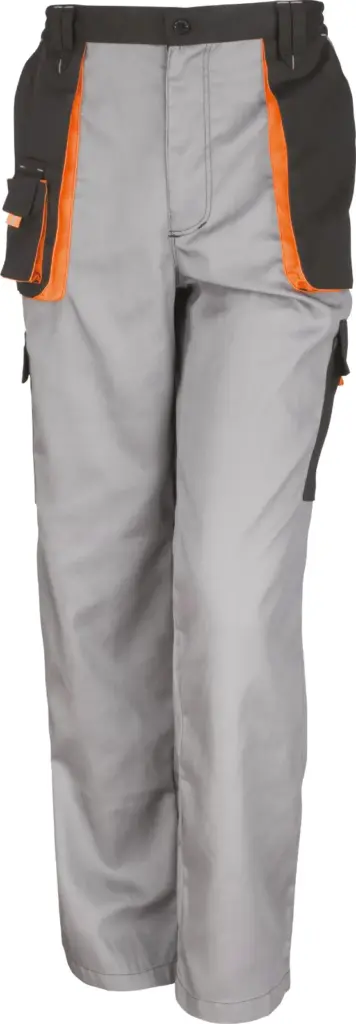 Work-guard Lite broek, grey / black / orange — productfoto 6