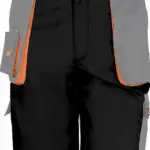 Work-guard Lite bermuda, black / grey / orange — productfoto 2