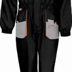 Work-guard Lite overall, black / grey / orange — productfoto 3