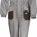 Work-guard Lite overall, grey / black / orange — productfoto 4