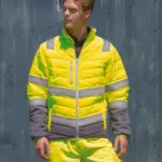 Zacht gewatteerd veiligheidsjack