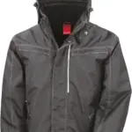 Denim texture rugged jack, black — productfoto 4