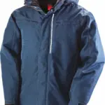 Denim texture rugged jack, navy — productfoto 5