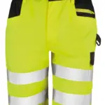 Cargo veiligheidsshort, fluorescent yellow — productfoto 4
