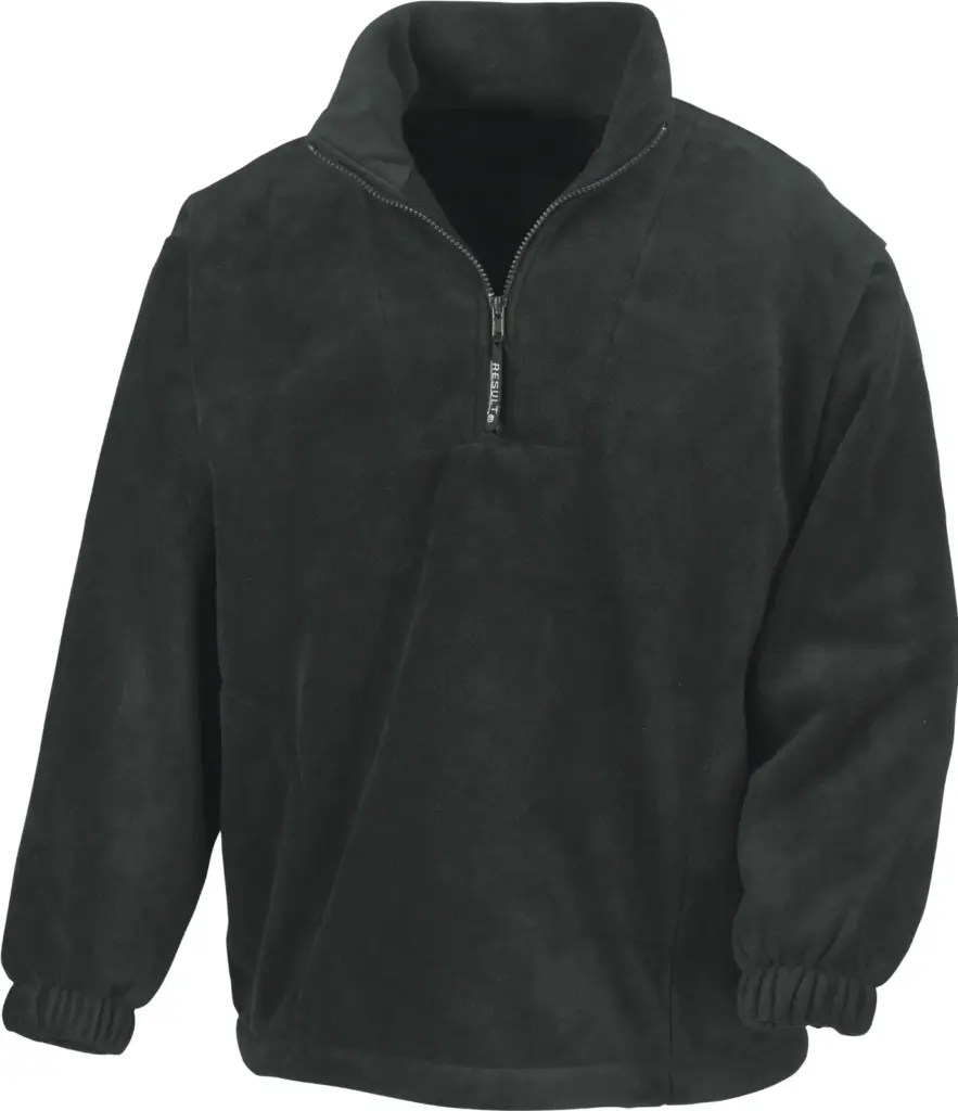 Polartherm™ Zip Neck Fleecevest, black — productfoto 3