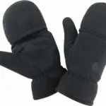 Palmgrip vingerloze handschoenen met want, black — productfoto 2