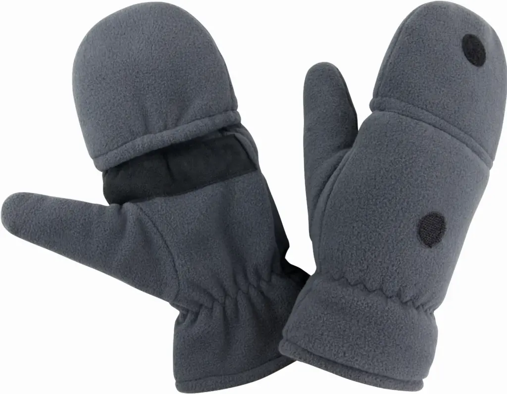 PS_R363X_GREY - Hidalgo Palmgrip vingerloze handschoenen met want, grey — productfoto 3