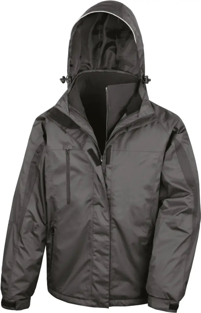 Mens 3-in-1 Journey Jack met Softshell - Binnenjas, black — productfoto 3