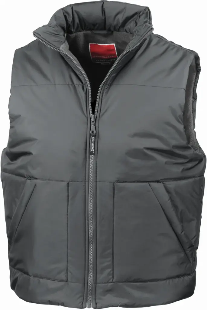 Met fleece gevoerde bodywarmer, grey — productfoto 3