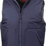 Met fleece gevoerde bodywarmer, navy — productfoto 4