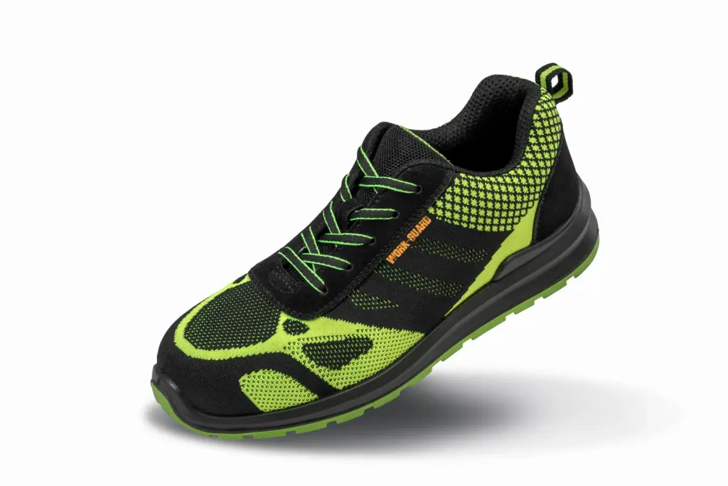 PS_R458X-FS_NEONGREEN-BLACK - Hidalgo-werbeartikel Veiligheidsschoen Flyknit, neon green / black — productfoto 3
