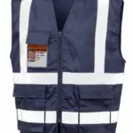 Veiligheidshesje met rits, navy — productfoto 6