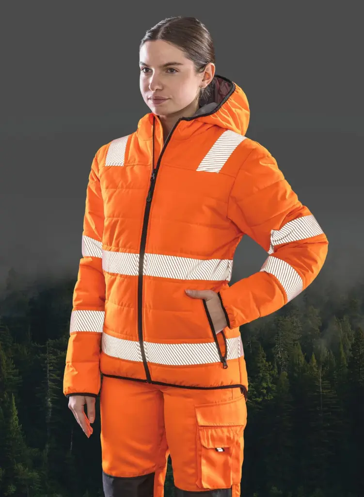 Gerecycled gewatteerd jack ripstop — productfoto 2