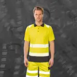 Gerecyclede veiligheidspolo — productfoto 2