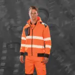 Gerecycled veiligheidssweatvest met capuchon