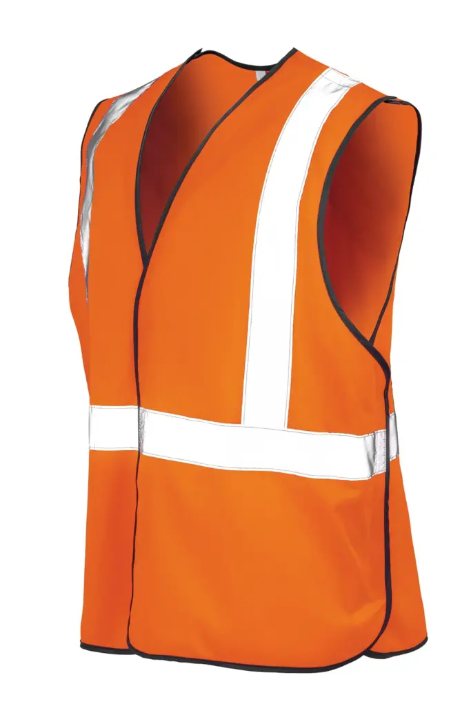 R504X - Anti-verstrikking veiligheidsvest, fluorescent orange