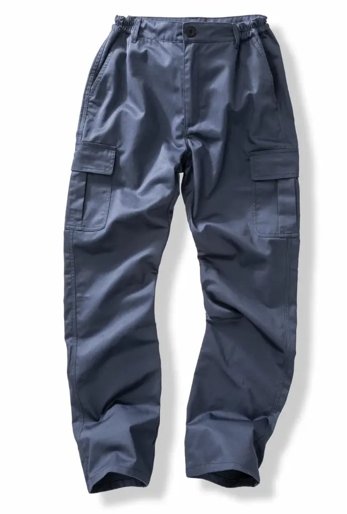 Gerecyclede work-guard utilitaire broek., navy — productfoto 6