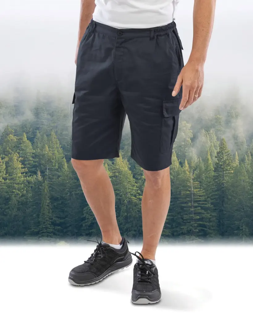Gerecycled work-guard utilitaire short.