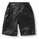 Gerecycled work-guard utilitaire short., black — productfoto 5
