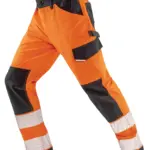 Safe-Guard gerecyclede veiligheidsbroek, fluorescent orange — productfoto 4