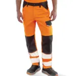 Safe-Guard gerecyclede veiligheidsbroek, fluorescent orange — productfoto 5