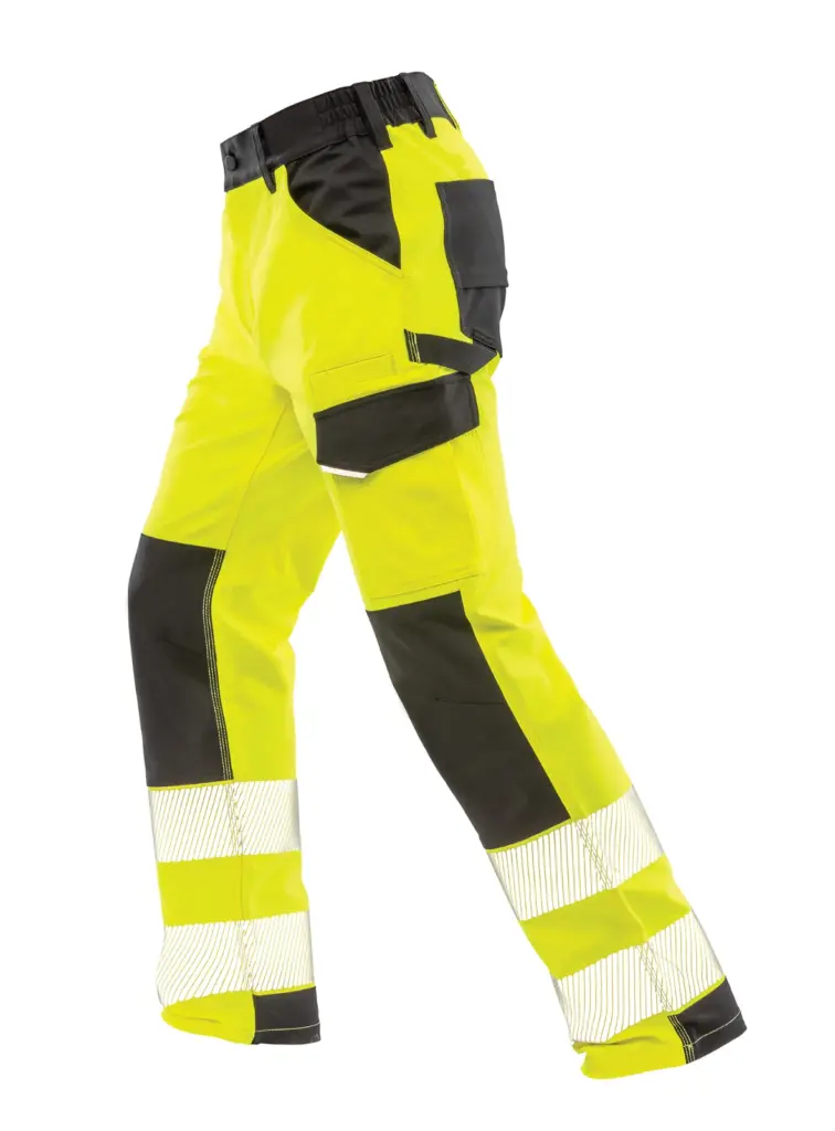 Safe-Guard gerecyclede veiligheidsbroek, fluorescent yellow — productfoto 5