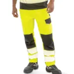 Safe-Guard gerecyclede veiligheidsbroek, fluorescent yellow — productfoto 6