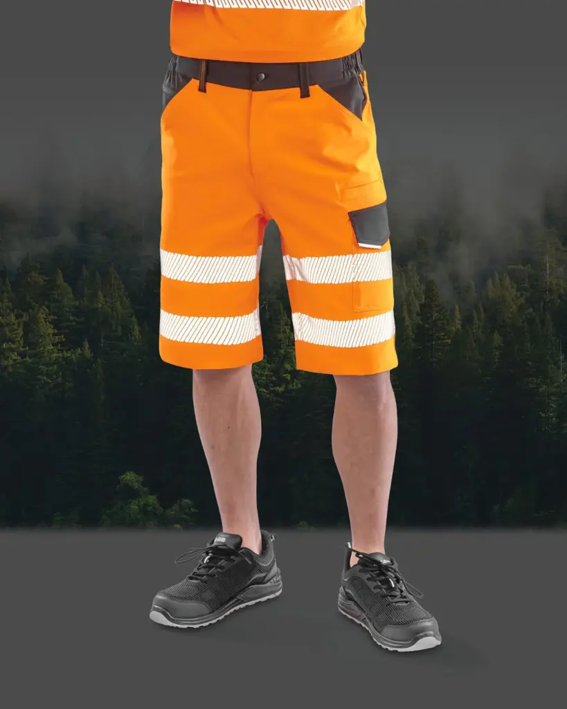 R519X-3_2026 - Hidalgo Safe-Guard gerecyclede stretch veiligheidsbermuda