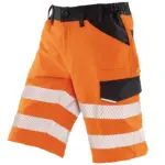 PS_R519X-S_FLUORESCENTORANGE - Hidalgo Safe-Guard gerecyclede stretch veiligheidsbermuda, fluorescent orange — productfoto 4