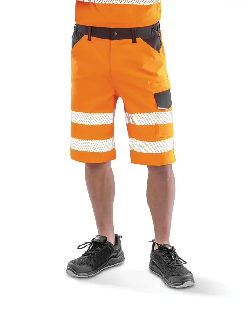 Hi-Vis Work Shorts R519X Printed Recycled Stretch S-4XL — product photo 5