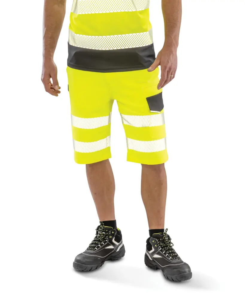 Hi-Vis Work Shorts R519X Printed Recycled Stretch S-4XL — product photo 6