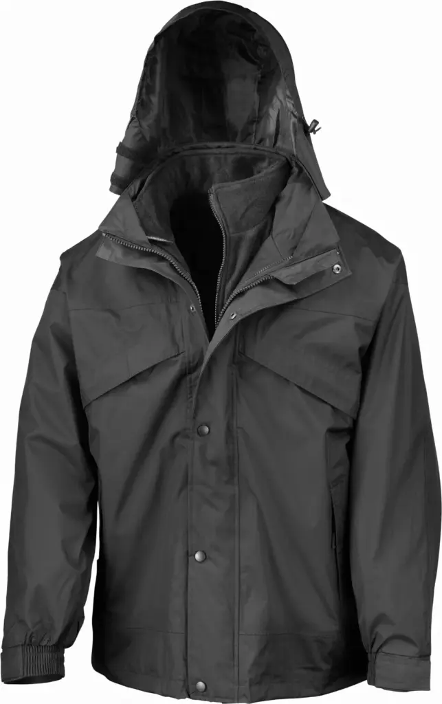 PS_R68_BLACK - Hidalgo-werbeartikel 3-in-1 Zip And Clip Jacket, black — productfoto 5