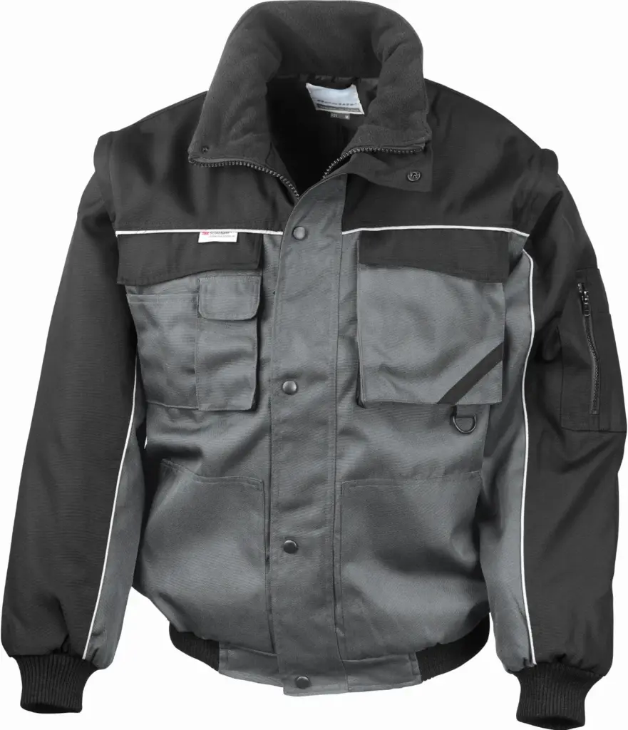 Jack met afneembare mouwen, grey / black — productfoto 3