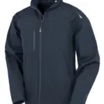 Gerecyclede softshelljas, navy — productfoto 5