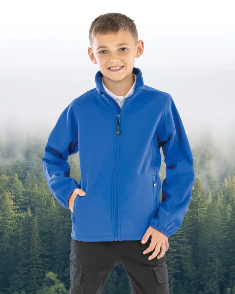 2-laags gerecycled softshell kind