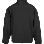 2-laags gerecycled softshell kind, black — productfoto 2