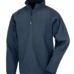 2-laags gerecycled softshell kind, navy — productfoto 4