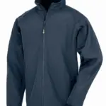 Gerecyclede herensoftshelljas, navy — productfoto 3
