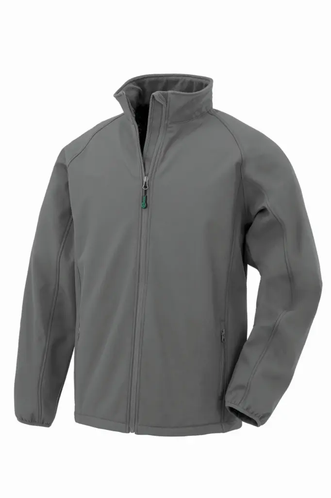 Gerecyclede herensoftshelljas, workguard grey — productfoto 5