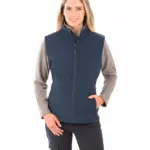 Gerecycleerde dames softshell-bodywarmer