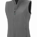 Gerecycleerde dames softshell-bodywarmer, grey — productfoto 3