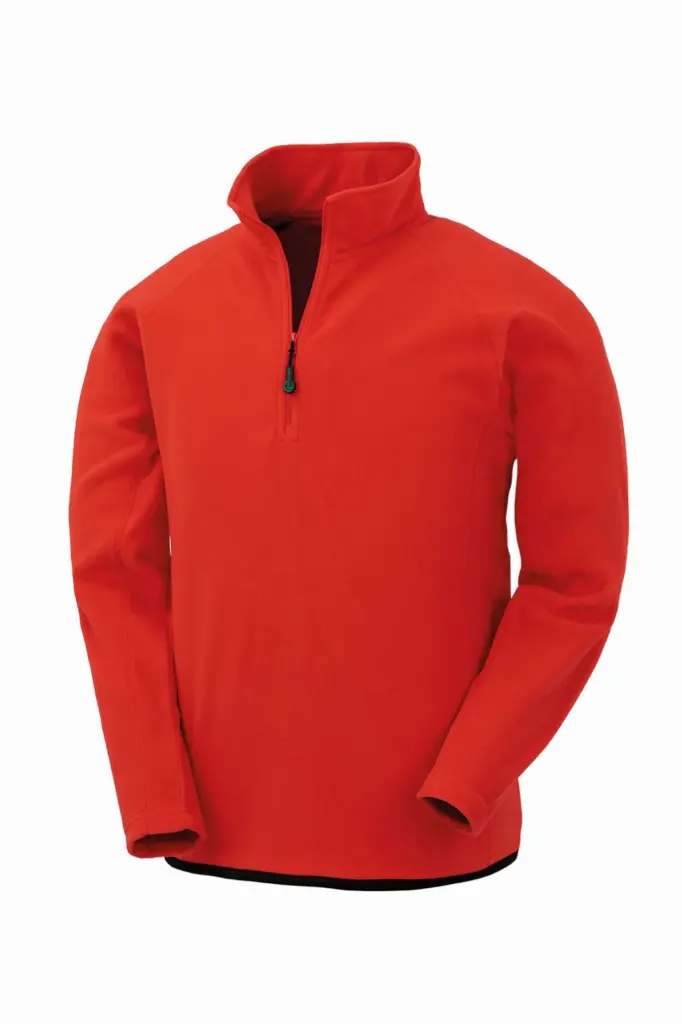 Gerecycled microfleece met ritskraag — productfoto 9