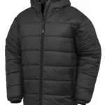 Gerecyclede donsparka, black — productfoto 2