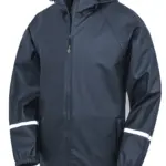 Waterdichte Prism PU-jas met reflecterende banden., navy — productfoto 6