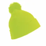 Pomponmuts Beanie, fluorescent yellow — productfoto 7
